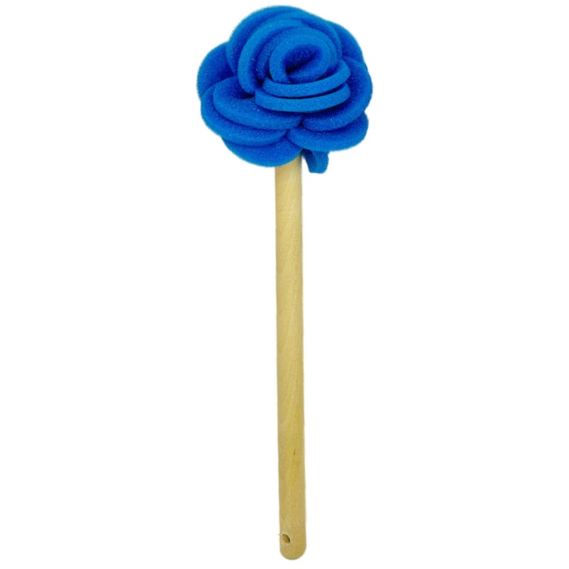 Jet-Scrubz Flower Dish Mop Blue