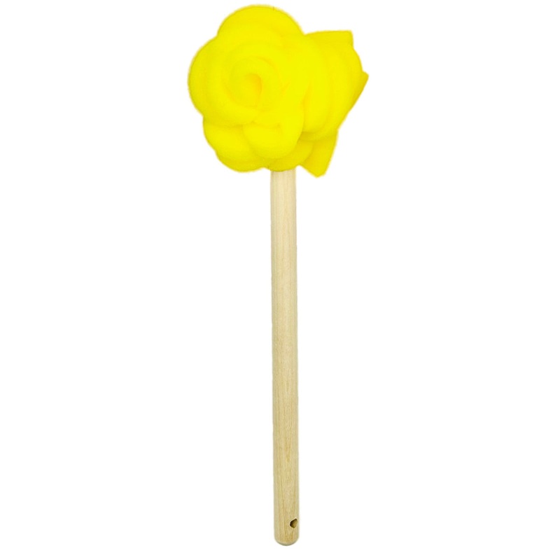 Jet-Scrubz Flower Dish Mop Yellow