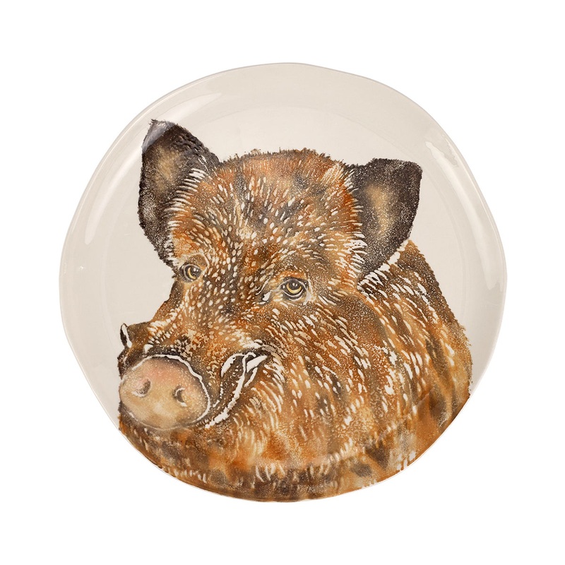 Vietri Cacciatore Wild Boar Large Round Platter