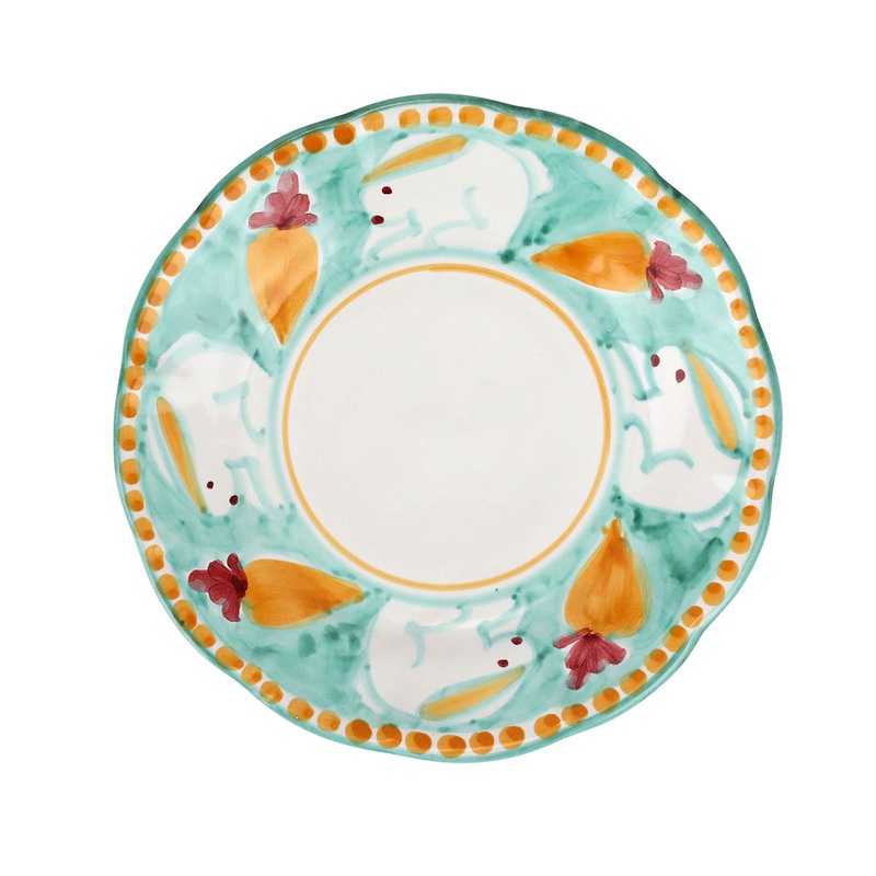 Vietri Campagna Coniglio Salad Plate