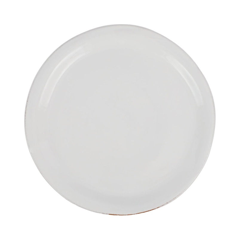 Vietri Cucina Fresca Dinner Plate  in Bianco