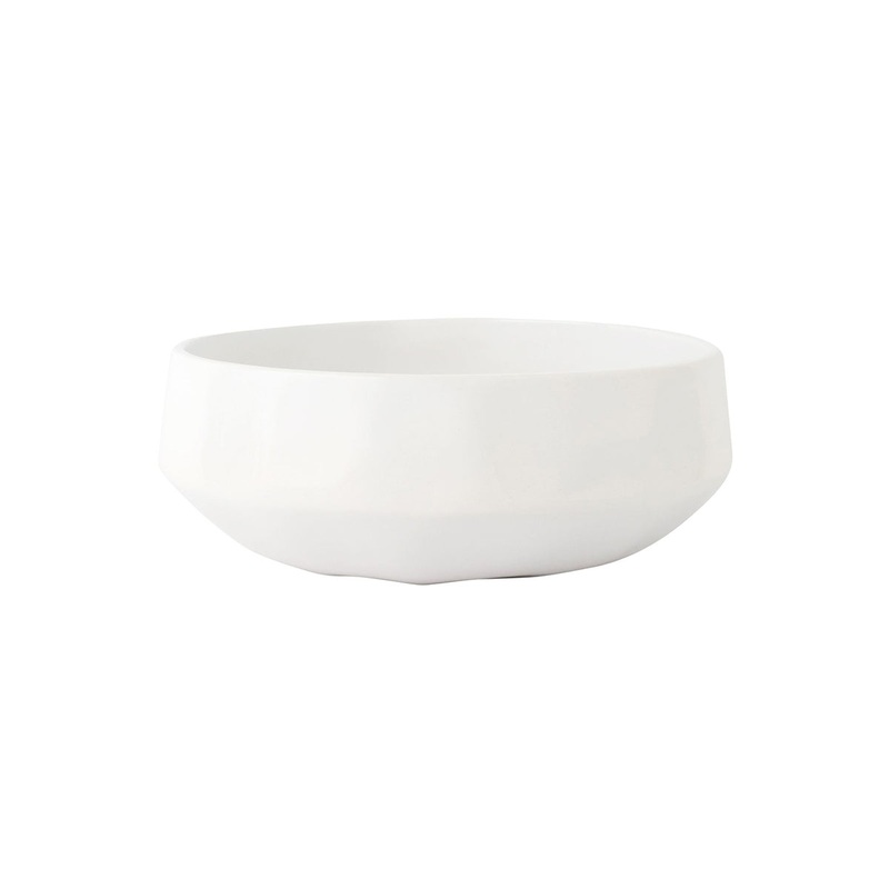 Viva By Vietri Aria White Organic Medium Serving Bowl