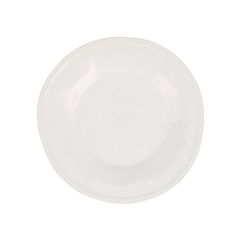 Viva By Vietri Aria White Salad Plate