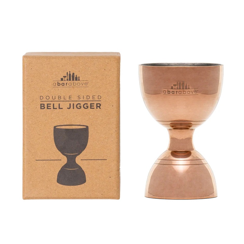 A Bar Above Antique Copper Bell Jigger