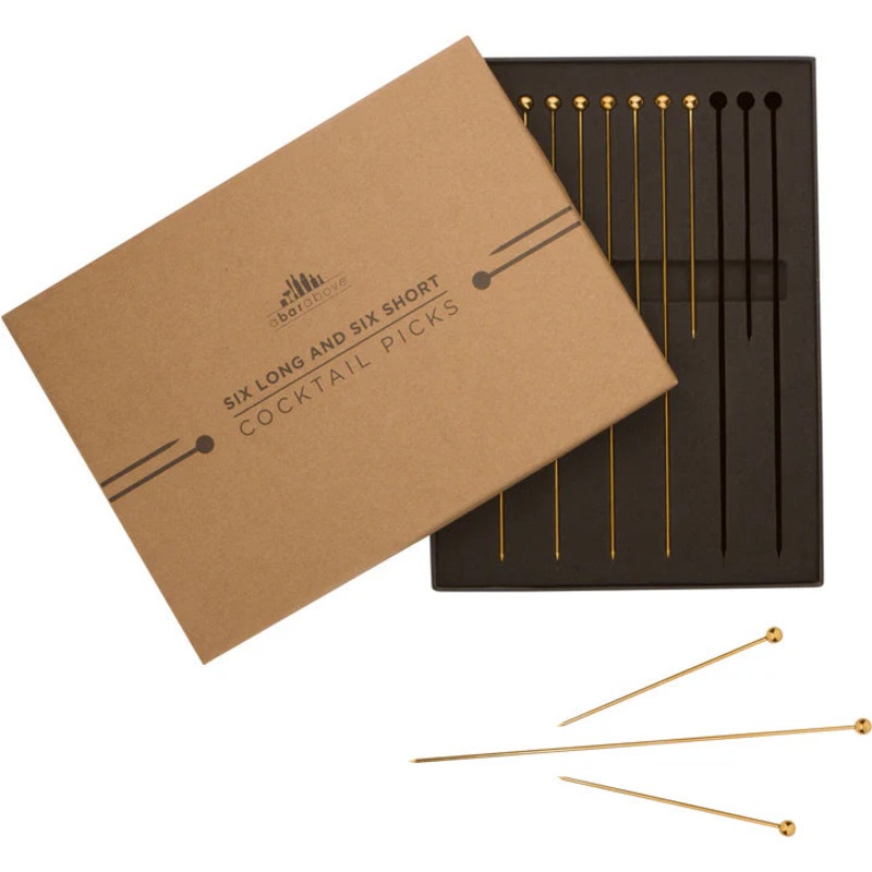 A Bar Above Gold Cocktail Picks
