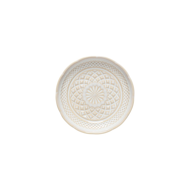 Costa Nova Cristal Reactive White Appetizer/Bread Plate