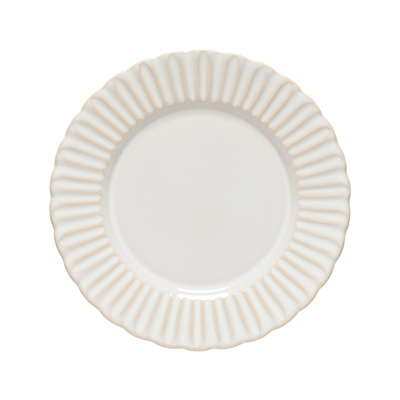 Costa Nova Cristal Reactive White Dinner Plate