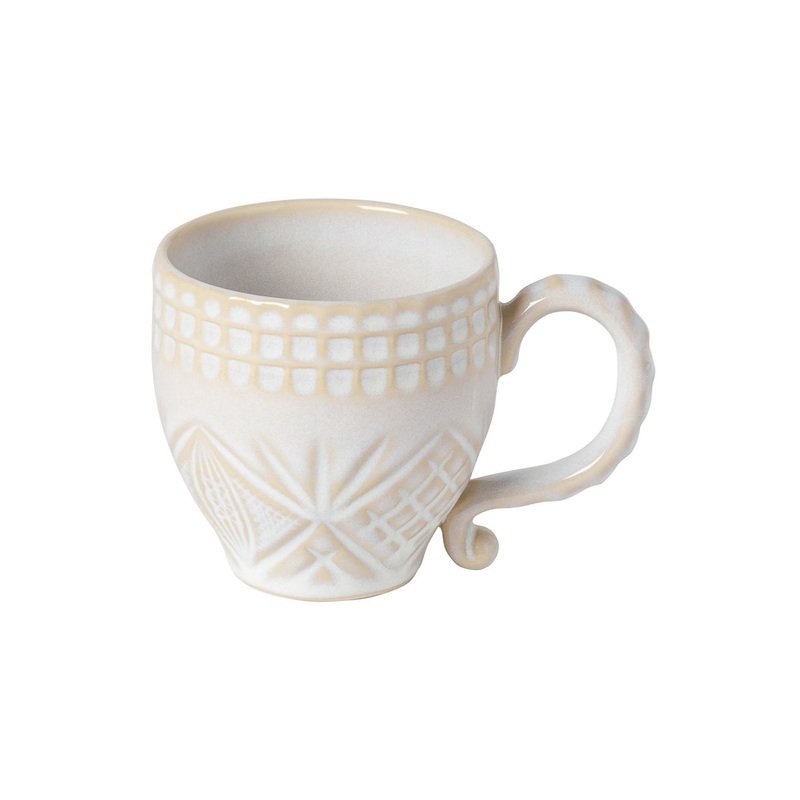 Costa Nova Cristal Reactive White Mug