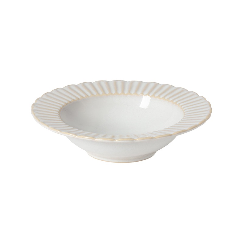 Costa Nova Cristal Reactive White Soup/Pasta Plate