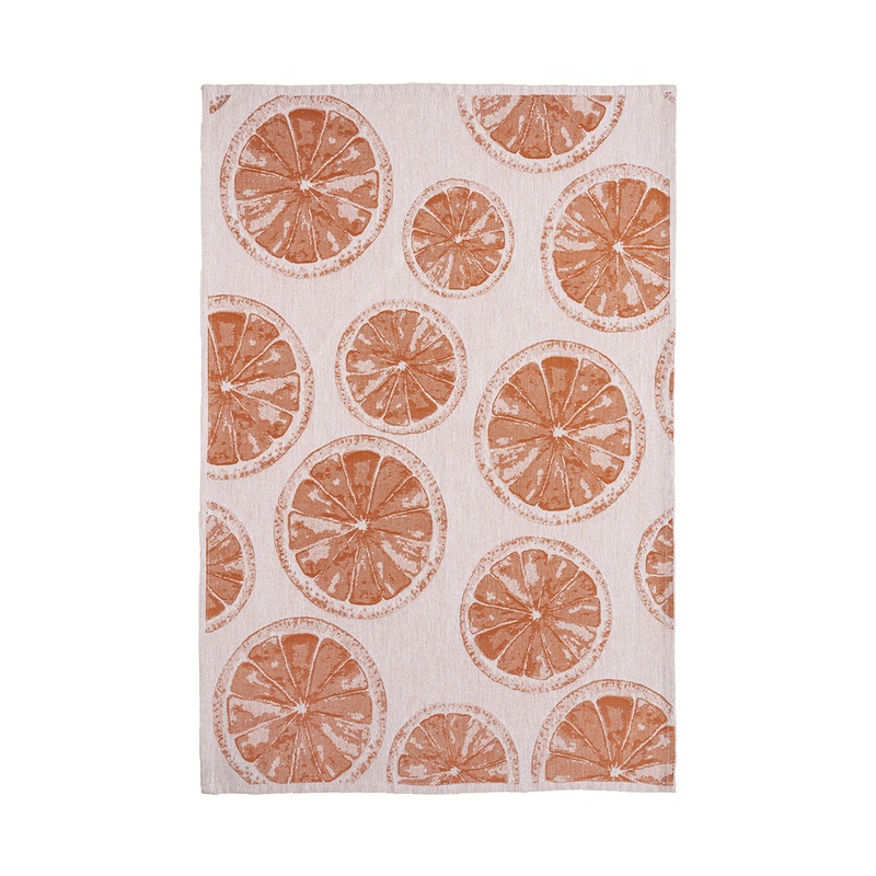 Costa Nova Set of 2 Kitchen Towels Fruits Oranges