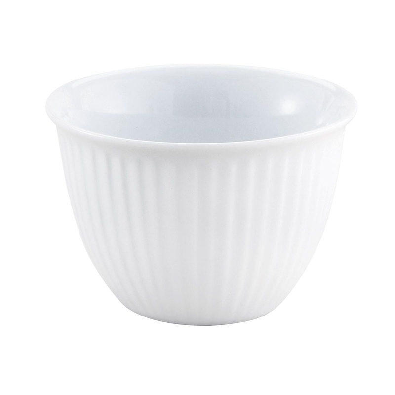 HIC Kitchen 5 oz Ribbed Custard Cup
