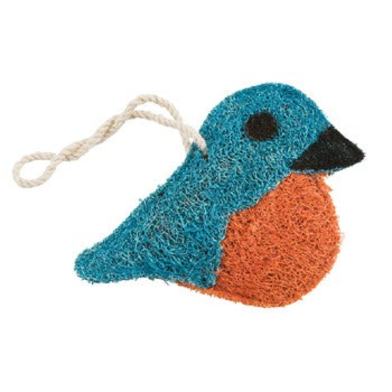 Loofah-Art Blue Bird