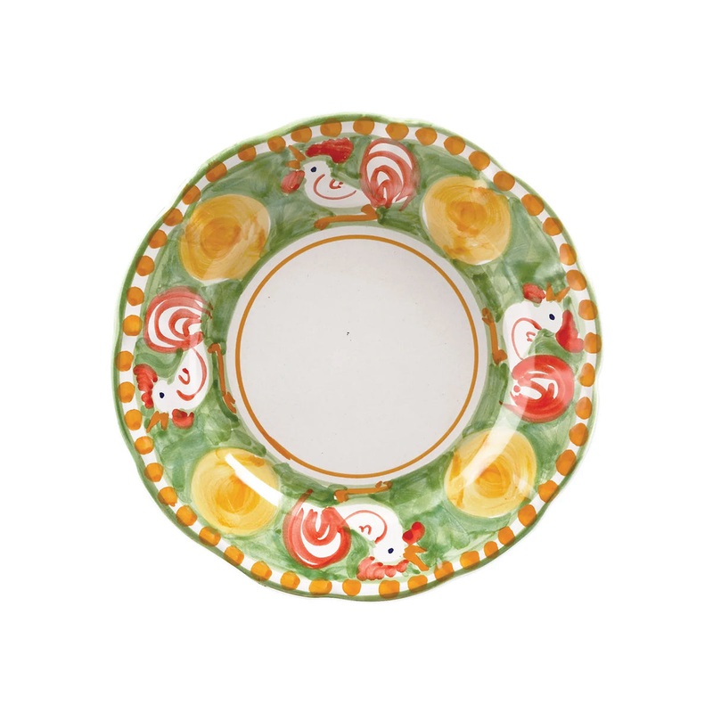 Vietri Campagna Gallina Salad Plate