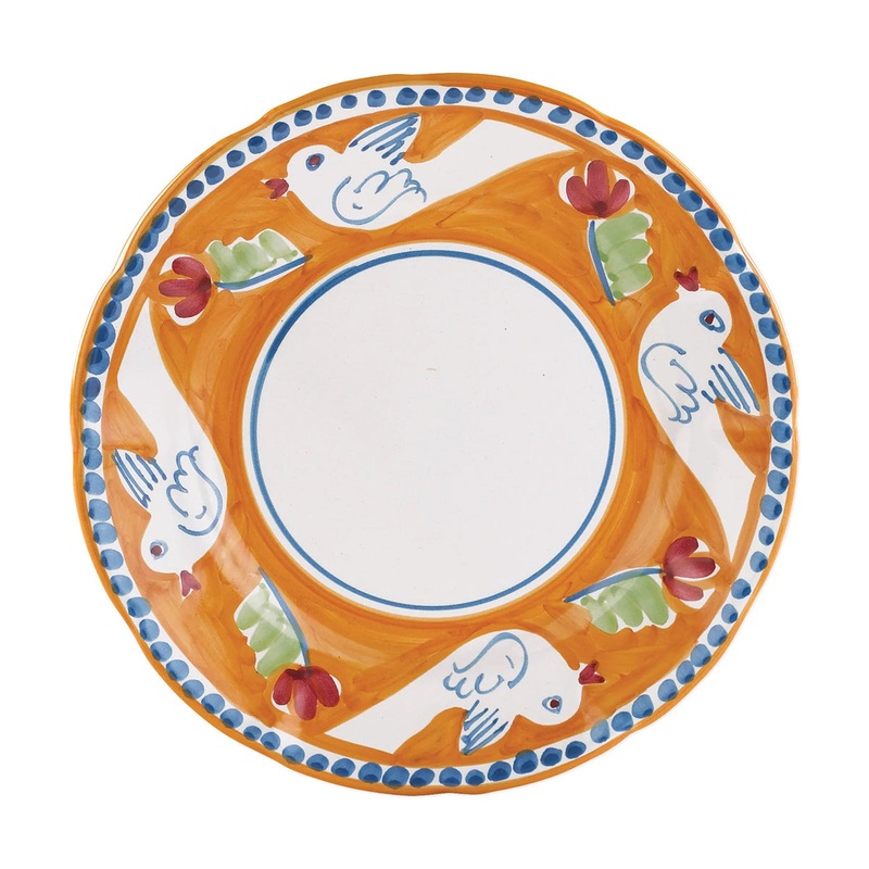 Vietri Campagna Uccello Dinner Plate