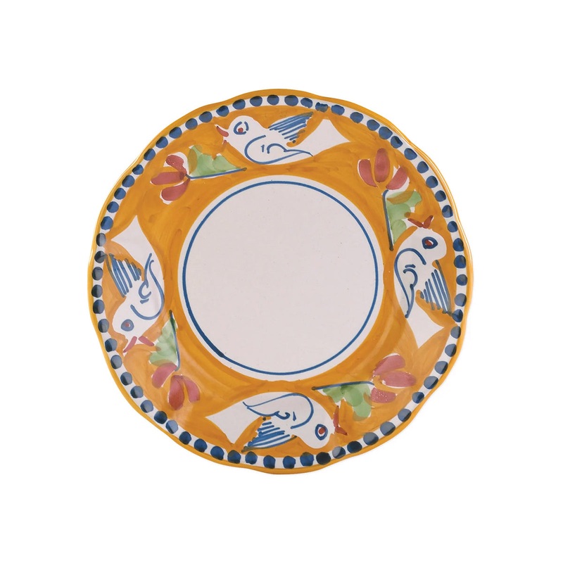 Vietri Campagna Uccello Salad Plate