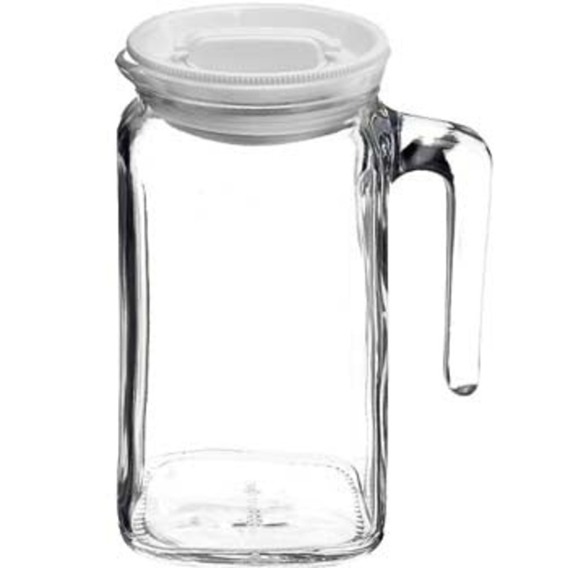Bormioli Rocco Frigoverre Jug with Lid, 39 Ounces