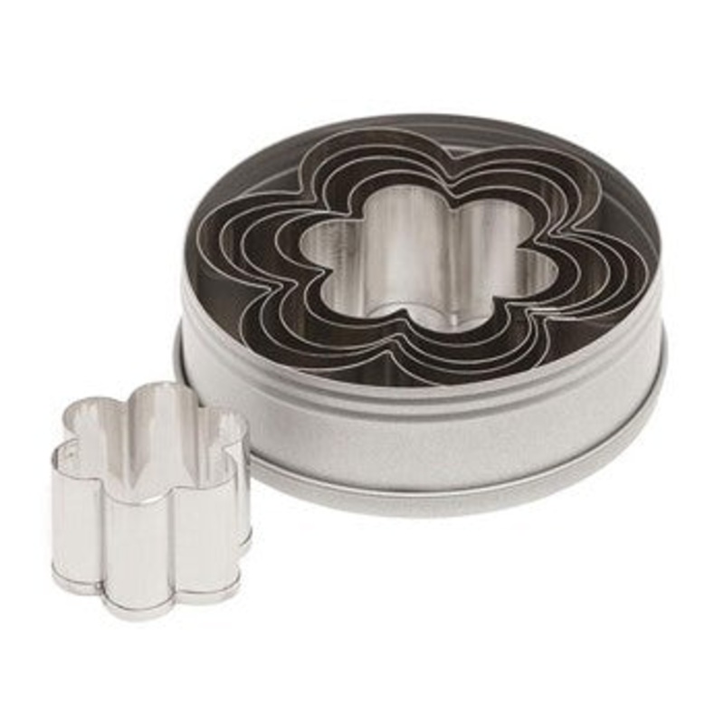 Ateco 6 Piece Plain Daisy Cutter Set