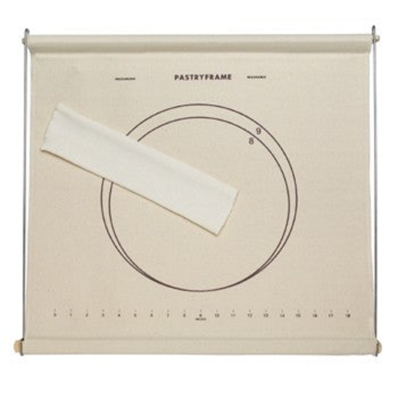 Mrs. Andersons Collapsible Pastry Cloth with Wooden Frame and Rolling Pin Cover