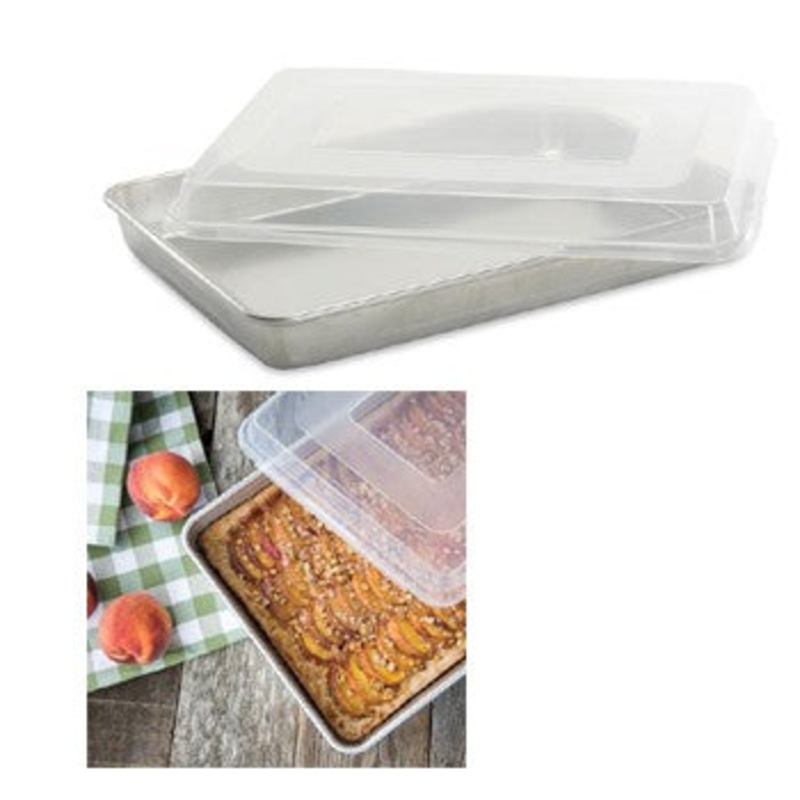 Nordic Ware Naturals High Sided Sheetcake Pan with Lid