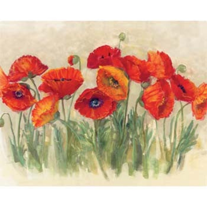 Magic Slice Flexible Cutting Board - Vibrant Poppies