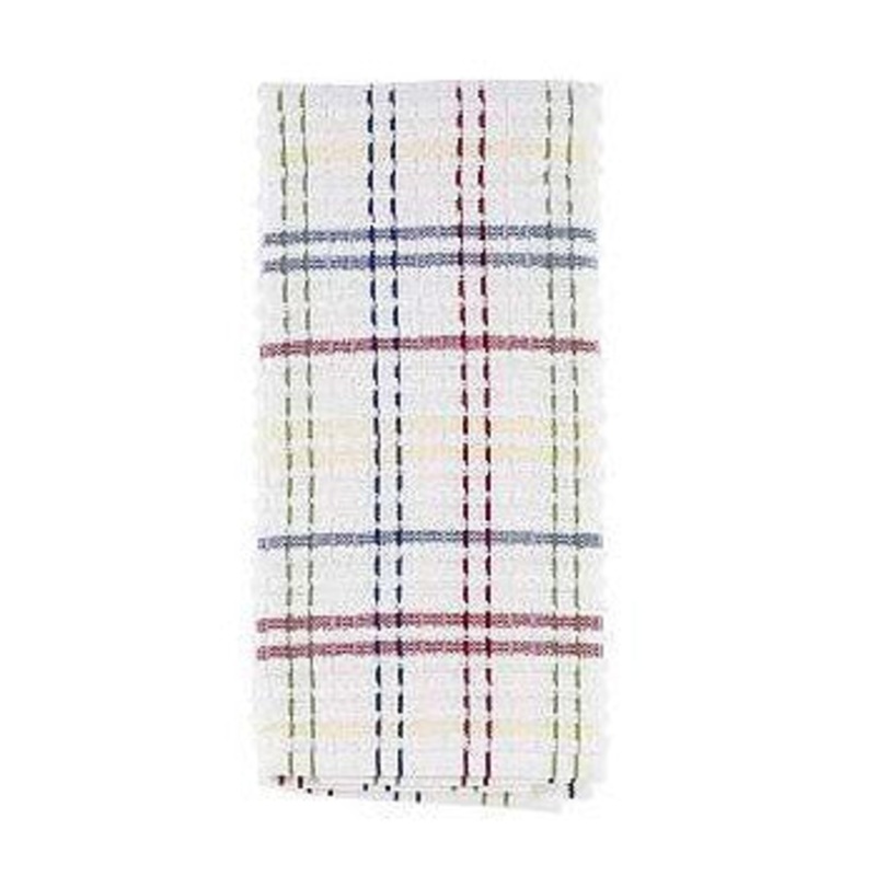 Ritz Royale Checked Kitchen Towel in Paprika