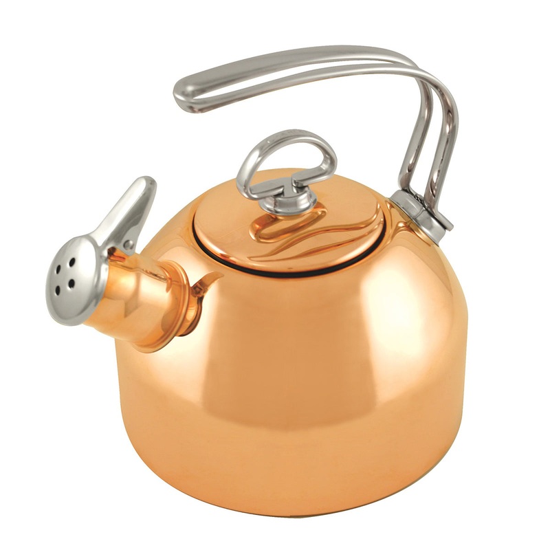 Chantal Copper 1.8 Quart Classic Tea Kettle