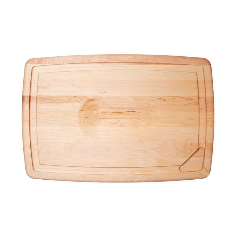JK Adams Maple Reversible Pour Spout Carving Board