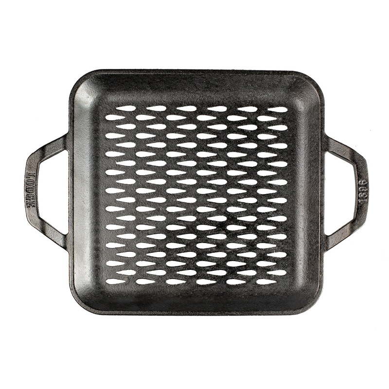 Lodge Chef Collection 11" Cast Iron Square Grill Topper