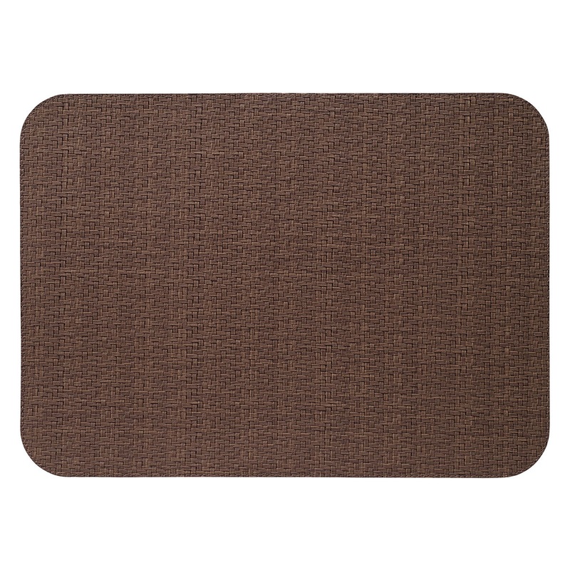 Bodrum Wicker Mat Chocolate