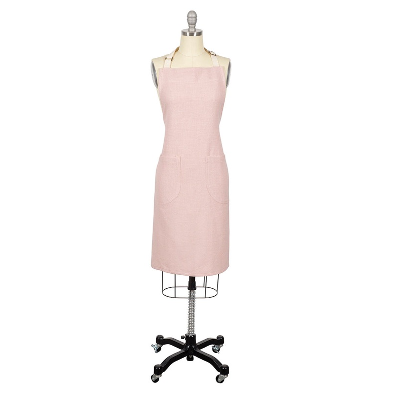 KAF Home Monaco Apron in Blush