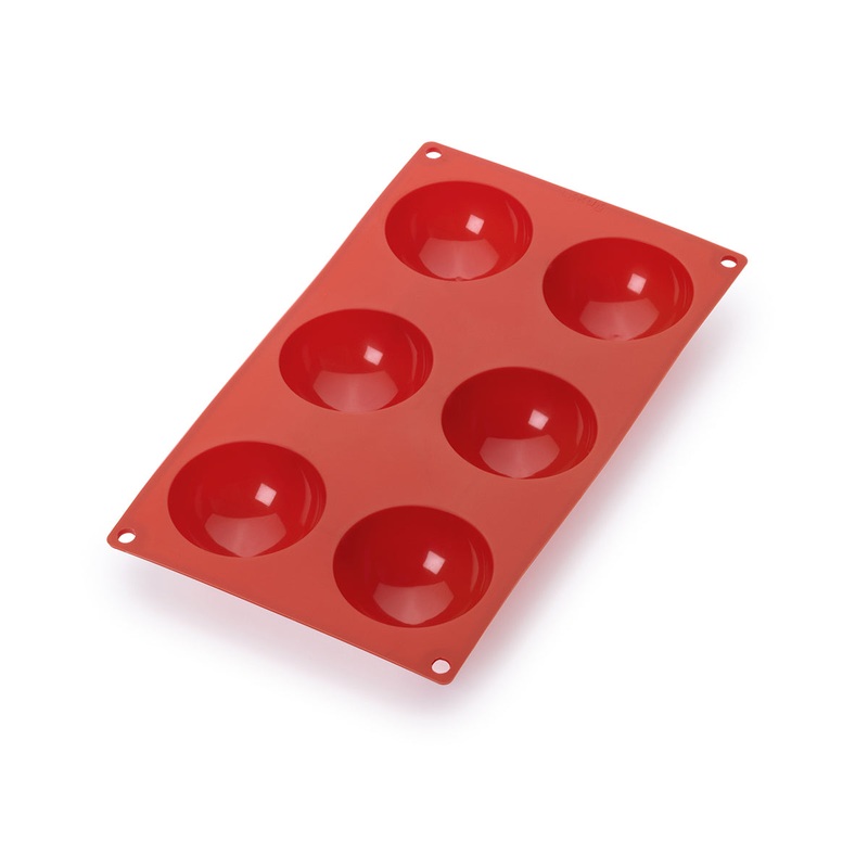 Lekue Silicone Semi Sphere Mold, 6 Cavity