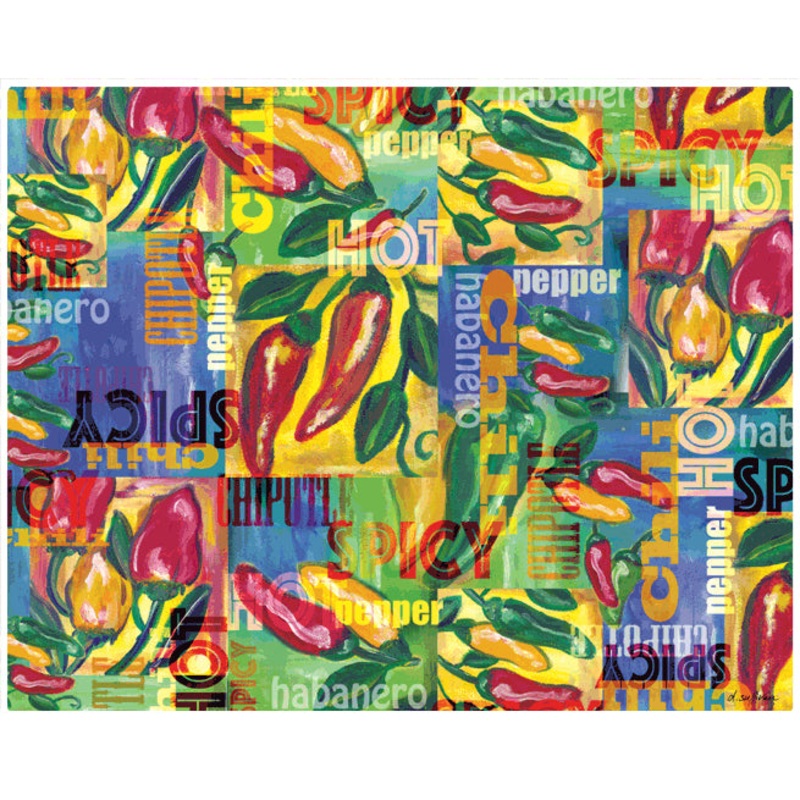 Magic Slice Flexible Cutting Board - Chili Peppers