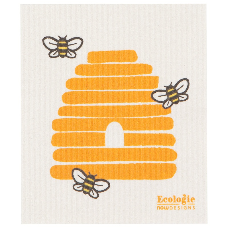 Now Designs Bees Swedish Sponge Towel