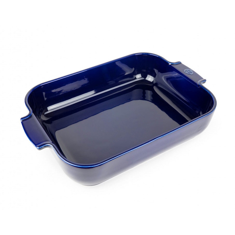 Peugeot Appolia Ceramic Rectangular Baker 15.75"  in Blue