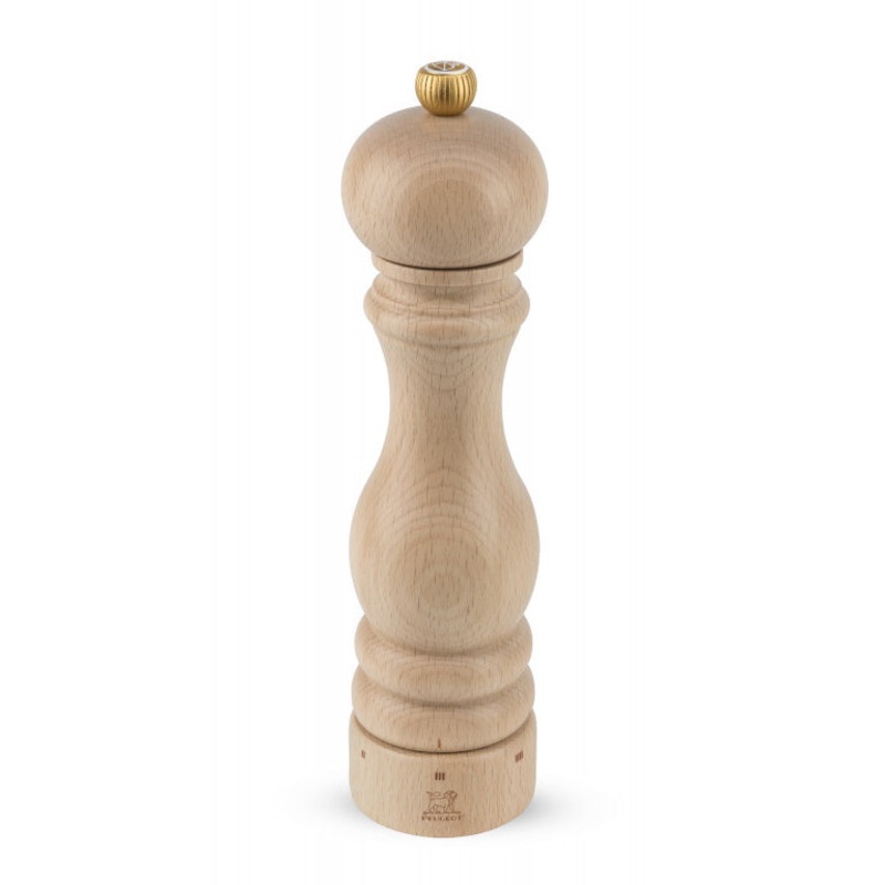 Peugeot Paris uSelect  9" Manual Salt Mill in Natural Wood