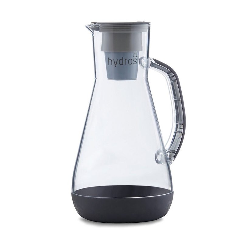 Hydros 64oz Water Filter Pitcher in Grey