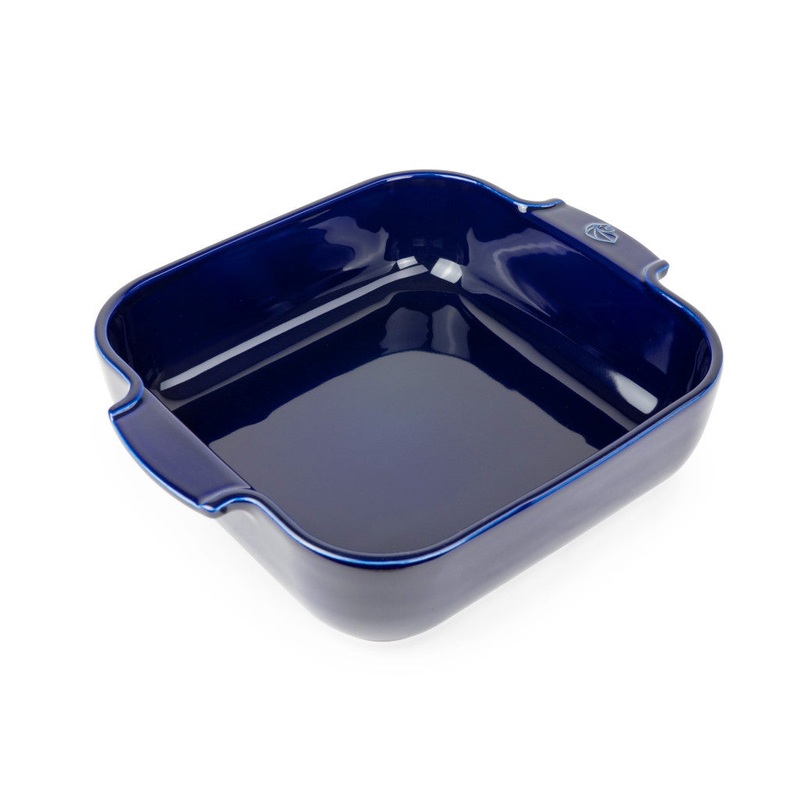Peugeot Appolia Ceramic Square Baker 8.75" in Blue