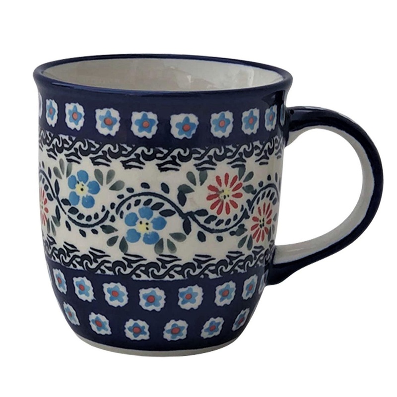 Polish Pottery 12 oz Stoneware Mug Heritage Home