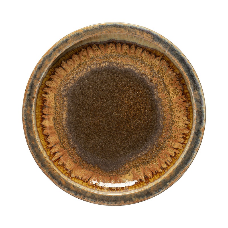 Casafina by Costa Nova Poterie Dinner Plate in Mocha