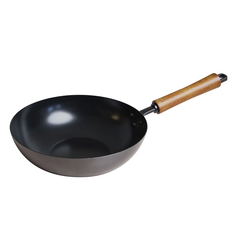 Joyce Chen Classic Series 9.5" Carbon Steel Ceramic Nonstick Stir Fry Pan