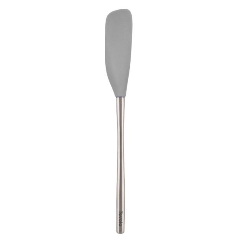 Tovolo Flex-Core Jar Scraper with Stainless Steel Handle Oyster Gray
