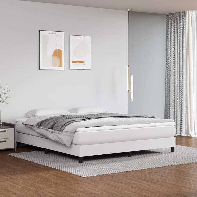 Matelas de lit  ressorts ensachs Blanc 160x200x20 cm