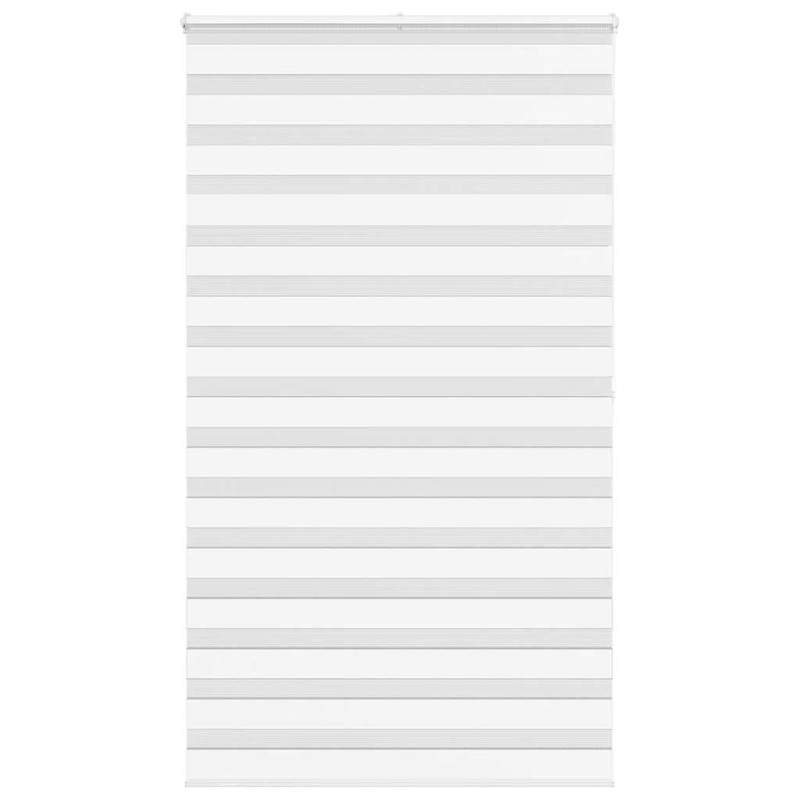 Store zbre blanc 135x200 cm largeur du tissu 130,9cm polyester