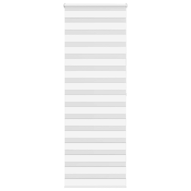 Store zbre blanc 90x200 cm largeur du tissu 85,9 cm polyester